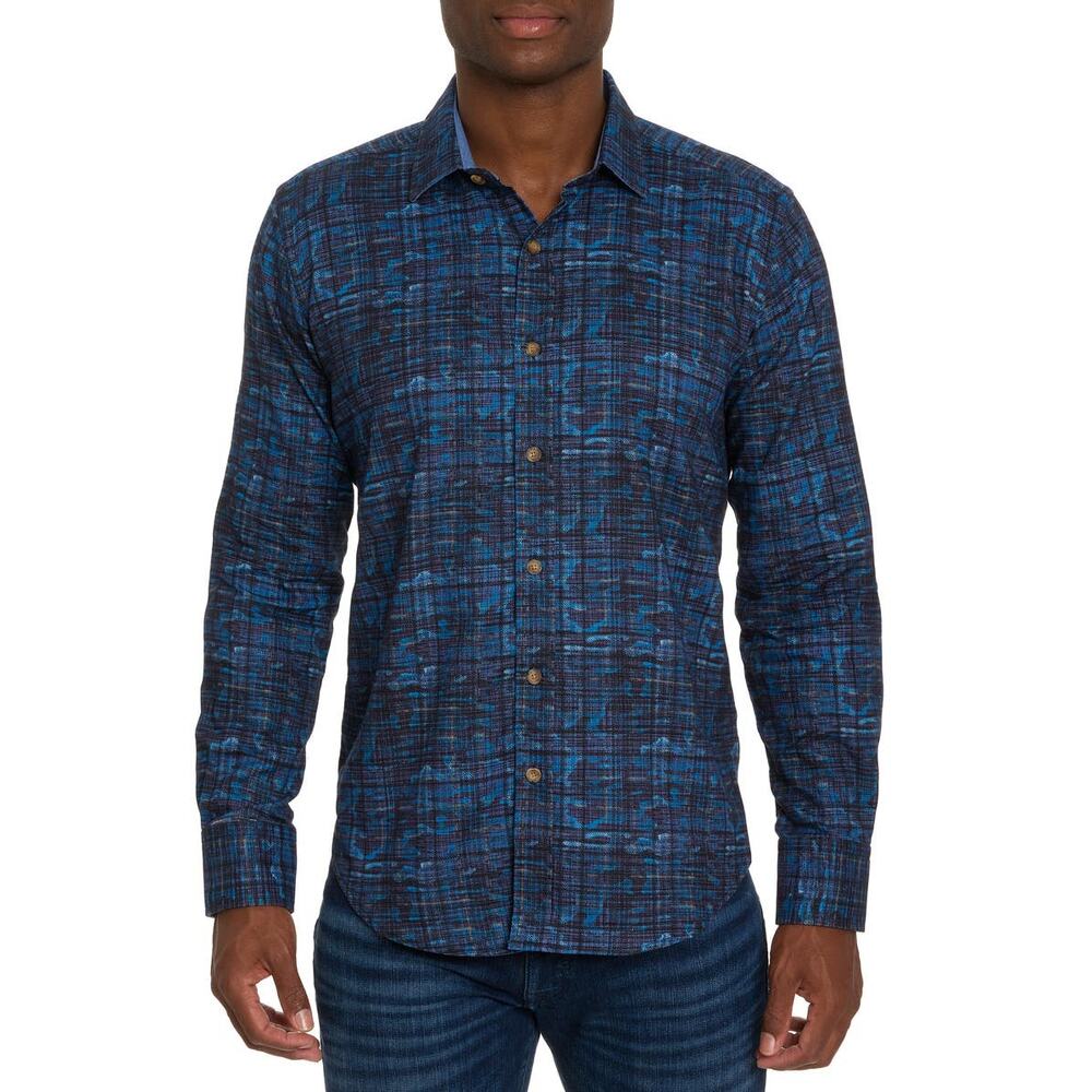 Robert Graham -3XL- Anomaly Soft Woven Mixed Camo LS Shirt NWT $198